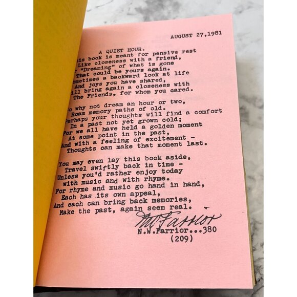 Window Toward The Mountain by N. W. Farrior Poetry Collection Poems Hardcover - Picture 6 of 11